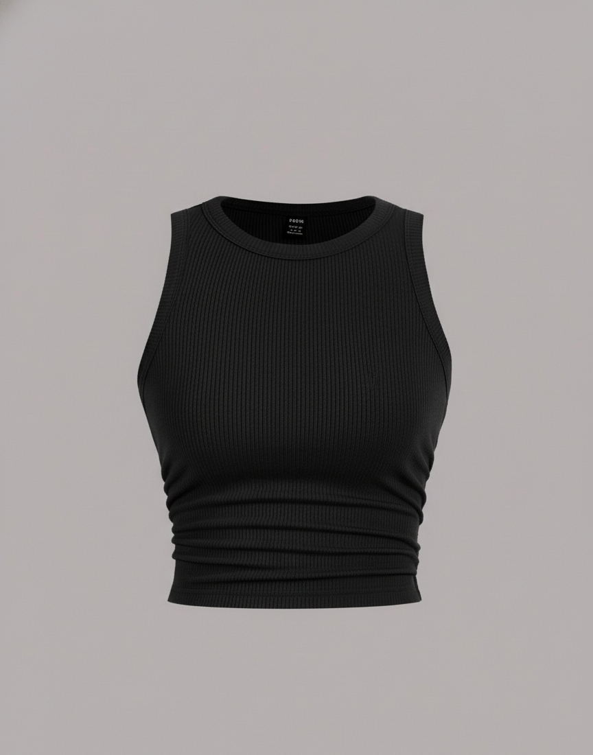 Camiseta Del Suéter Atractiva De La Parte Superior De La Cosecha Del Color Sólido De Moda Para Mujer