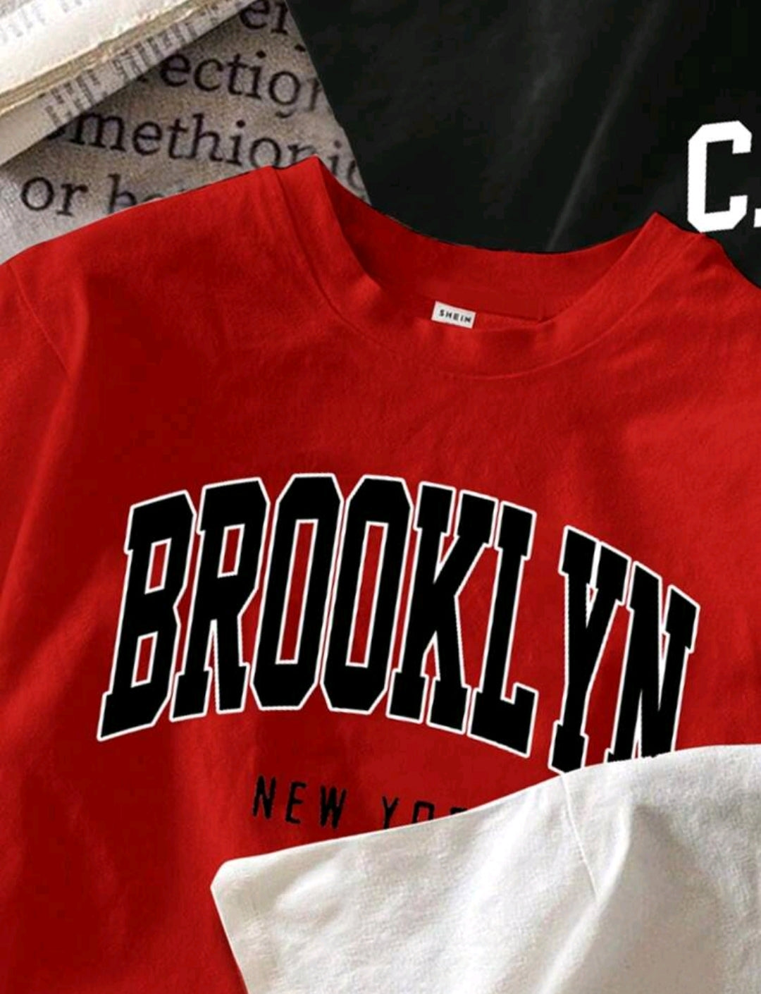 EZwear 1 Pieza; Camiseta crop top de manga corta con cuello redondo, de corte ajustado